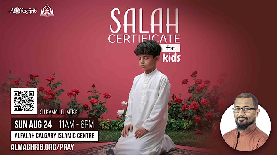 AlMaghrib Salah Certificate for Kids Calgary Ages 9–12