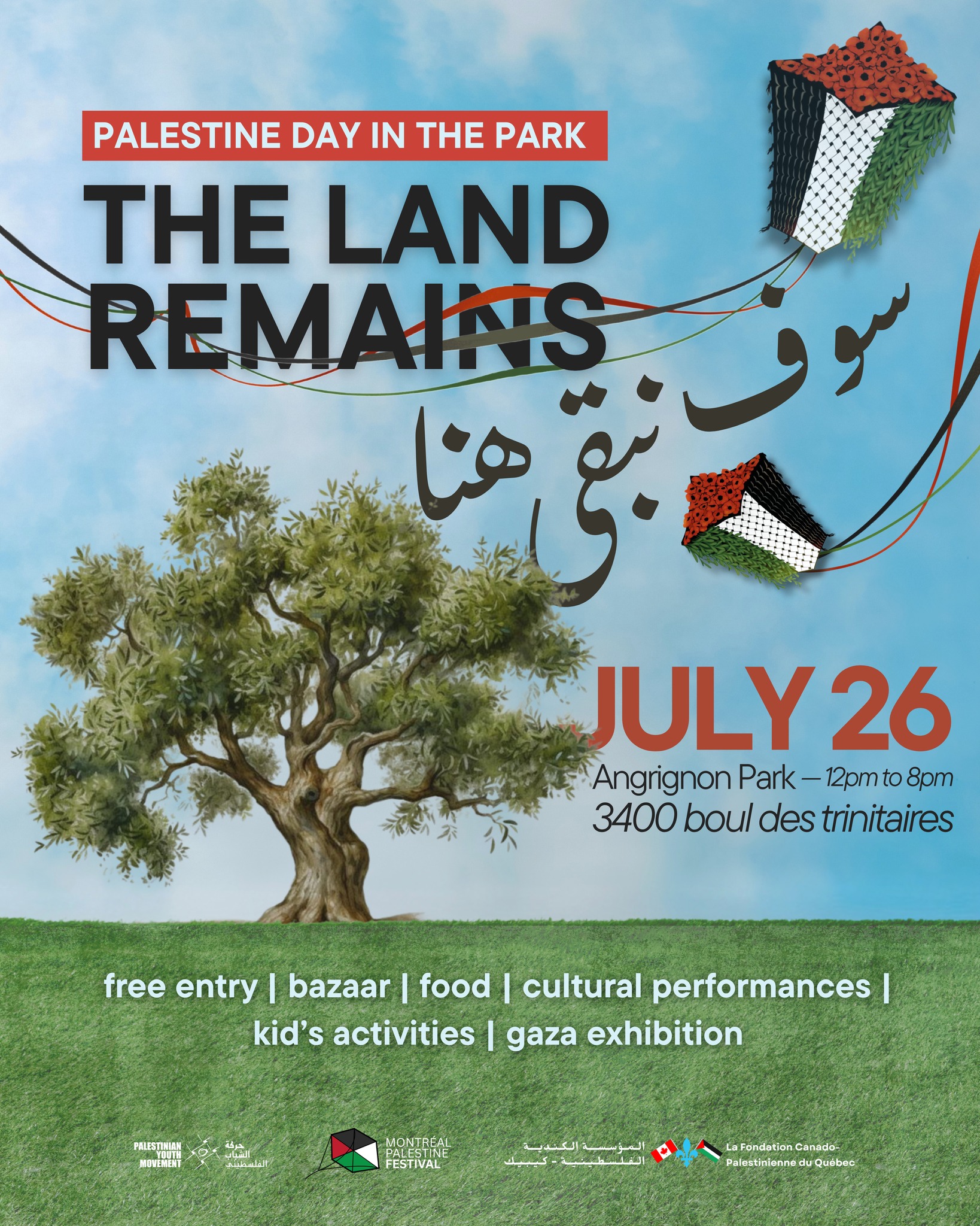 The Land Remains: Palestine Day in the Park