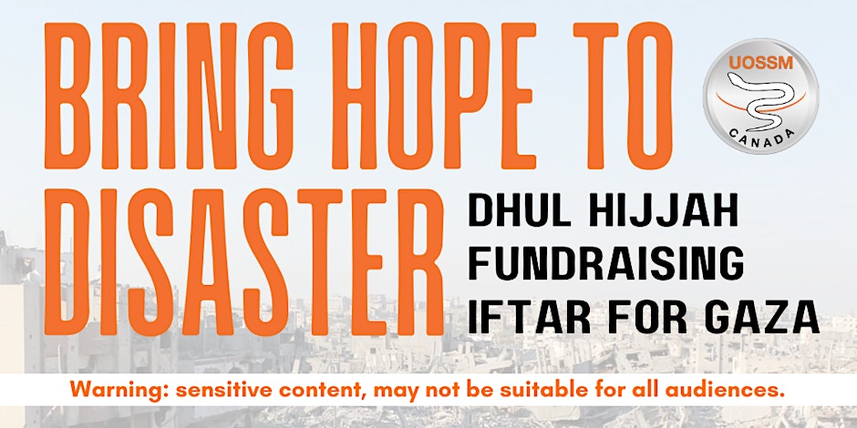 UOSSM Bring Hope to Disaster: Fundraising Iftar for Gaza