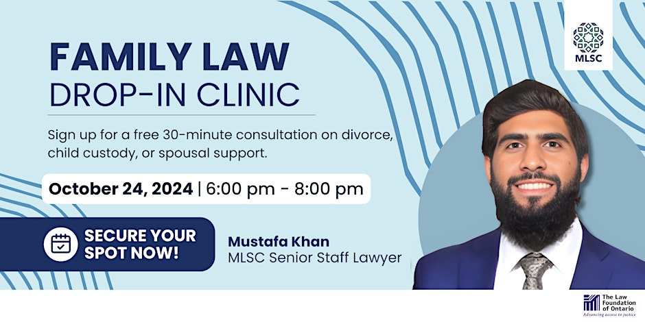 Muslim Legal Support Centre (MLSC) Family Law Drop-in Clinic