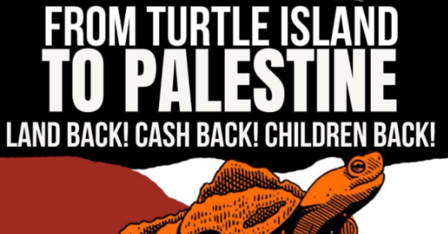 Toronto Protest From Turtle Island to Palestine