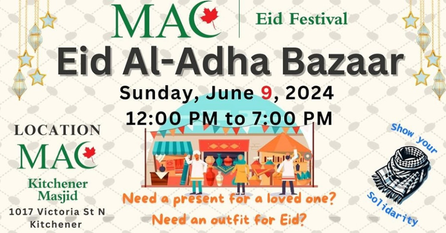 MAC Kitchener Eid al Adha Bazaar