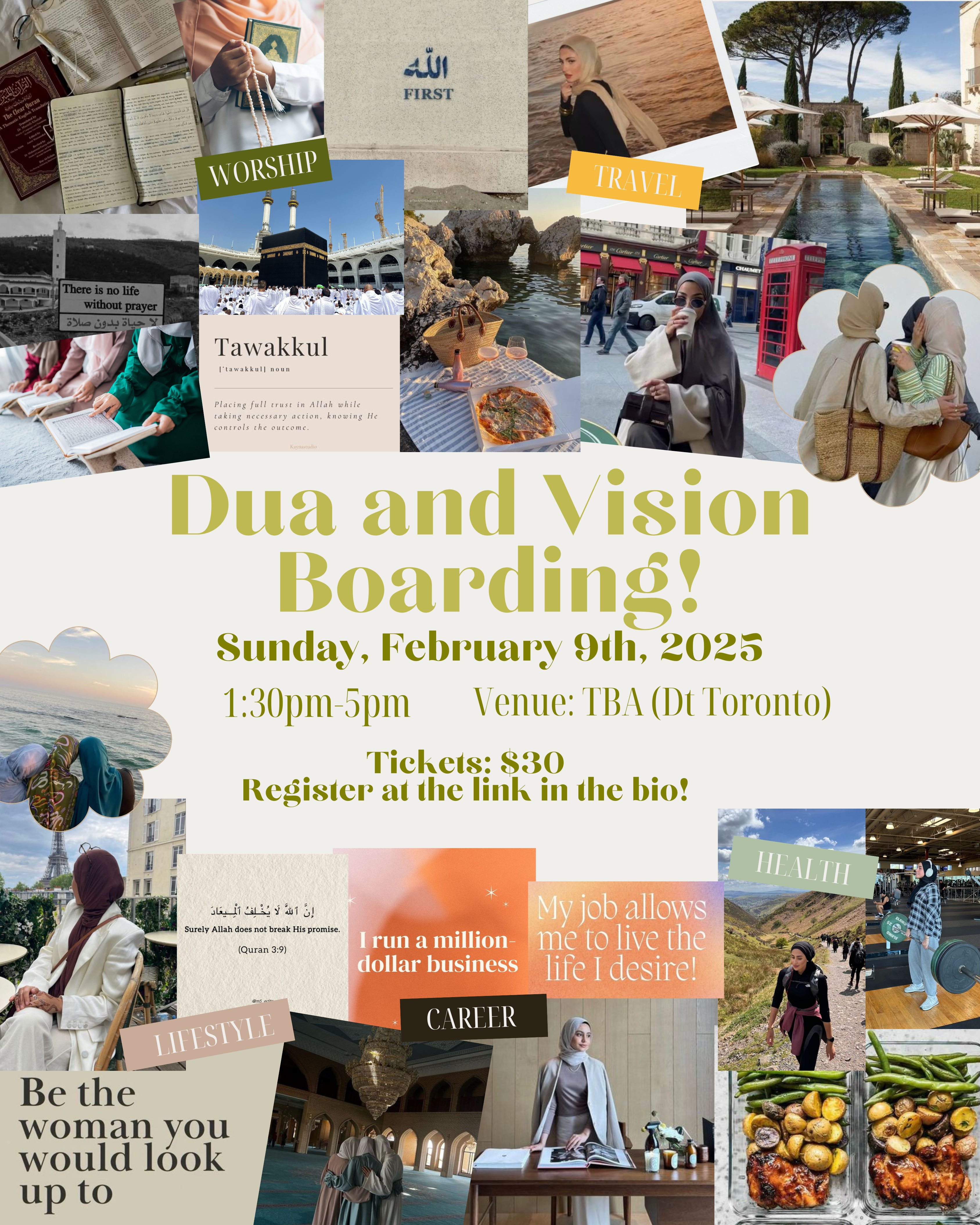 Dua and Vision Boarding! 