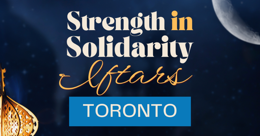 Muslim Legal Support Centre Strength in Solidarity Iftar: Toronto