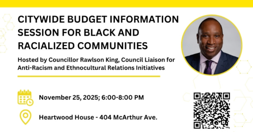 Ottawa Citywide Budget Consultation for Black and Racialized Communities- In-Person