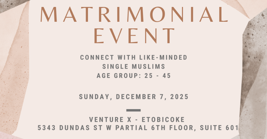 Muslim Mingle Muslim Matrimonial Event