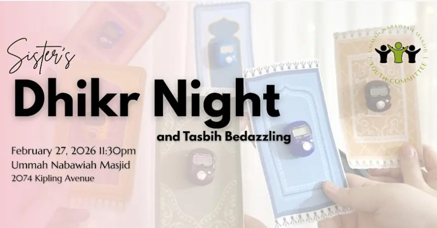 Sister's Dhikr Night Halaqah and Tasbih Bedazzling