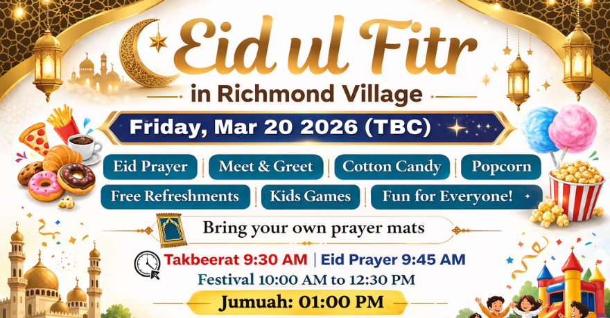 Eid Ul Fitr in Richmond Village (Richmond ON)