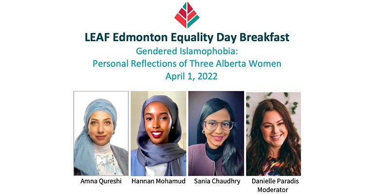 LEAF Edmonton Gendered Islamophobia: Personal Reflections of Three Alberta Women