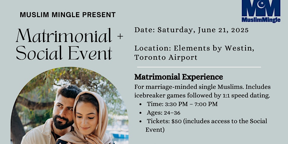 Muslim Mingle: Matrimonial + Social Event