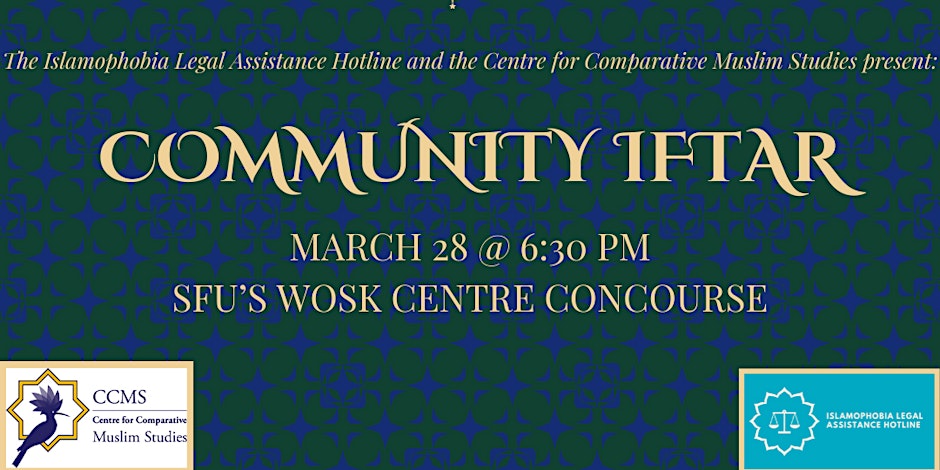 SFU Centre for Comparative Muslim Studies Community Iftar