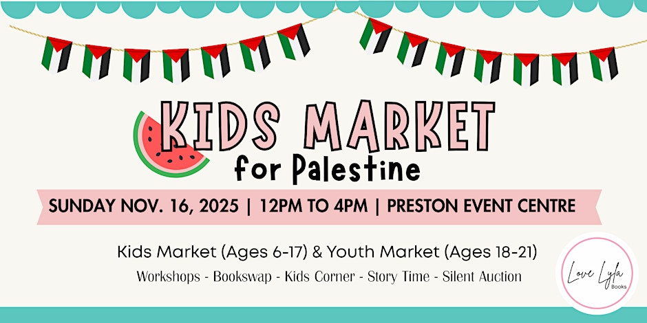 Kids Market for Palestine 2025 Love Lyla Books