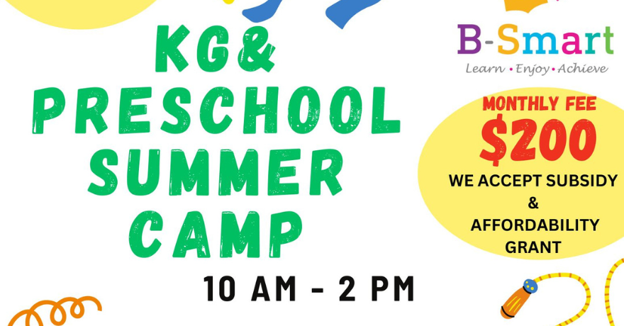 B-Smart Centre KG & Pre-School Summer Camp (July 2 to Aug 23)