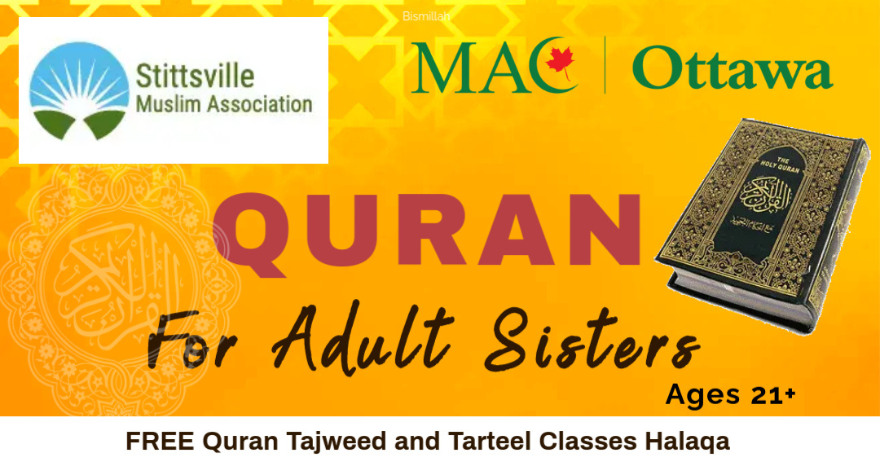 Quran Tajweed and Tarteel Halaqa for Adult Sisters (Ages 21 and Up)