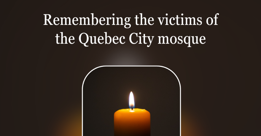 Durham Region Vigil for Quebec Mosque Shooting