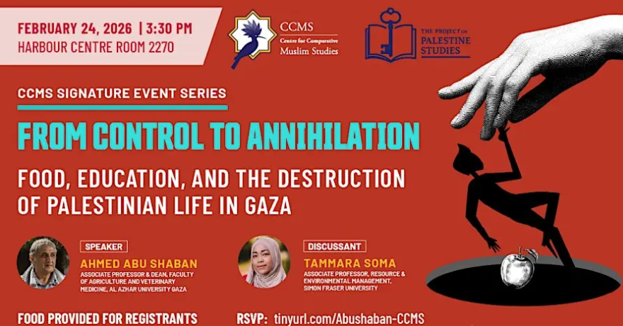 Food, Education, & Palestine's Destruction