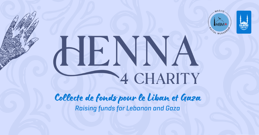 Islamic Relief Canada Henna 4 Charity (Lebanon & Gaza) | Montreal