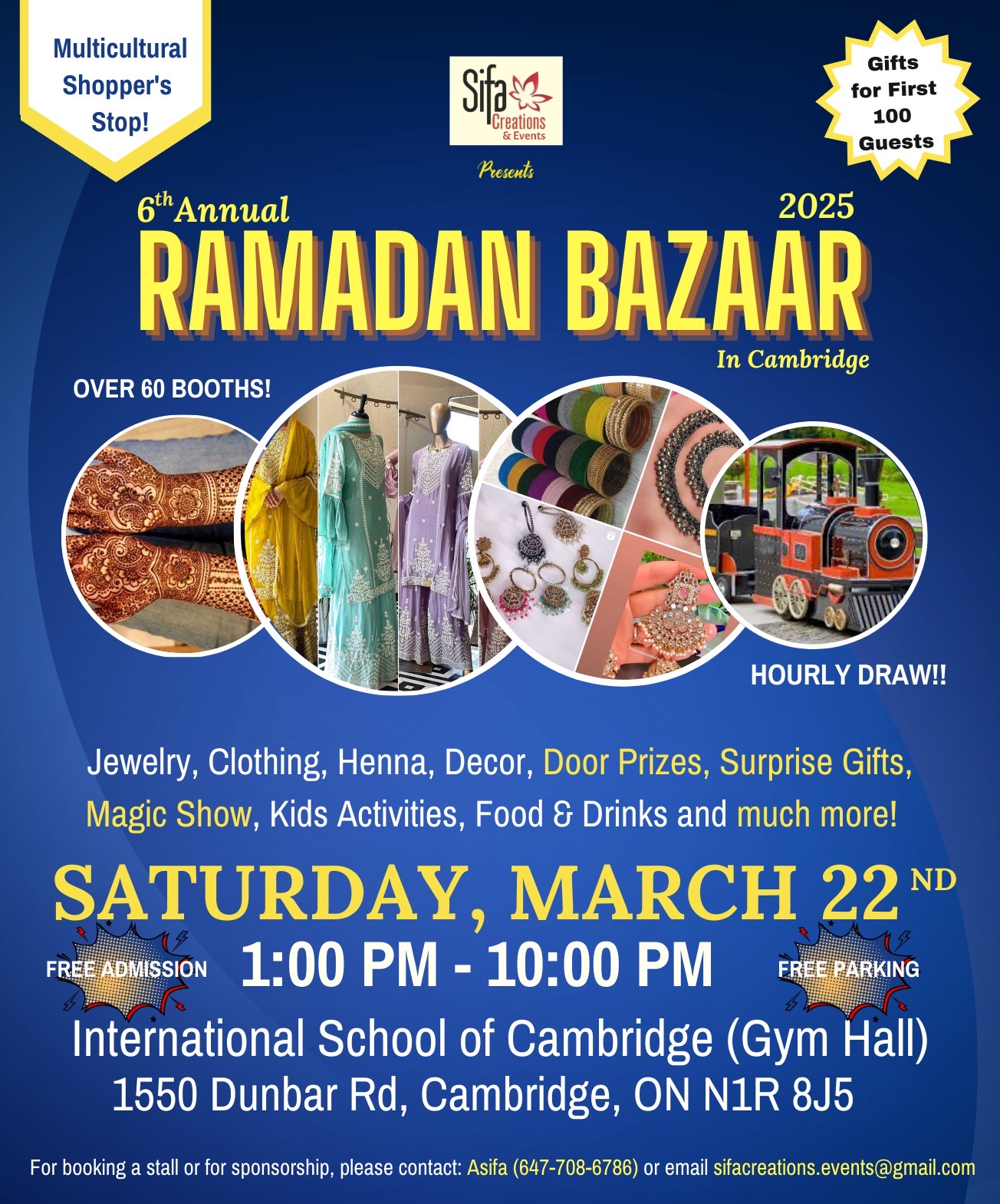 Ramadan Bazaar 2025 in Cambridge 