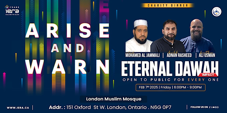 iERA Canada Arise and Warn| Eternal Dawah Impact