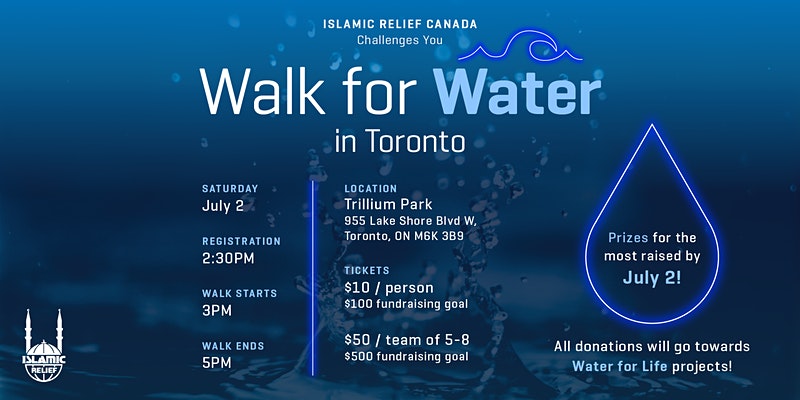 Islamic Relief Canada Walk for Water  in Toronto