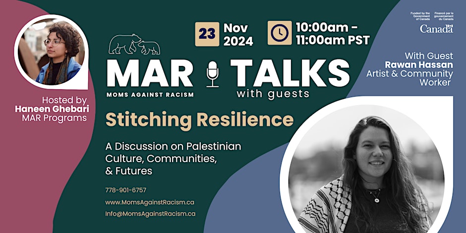 Stitching Resilience: A Discussion on Palestinian Culture, Communities, & Futures with Rawan Hassan