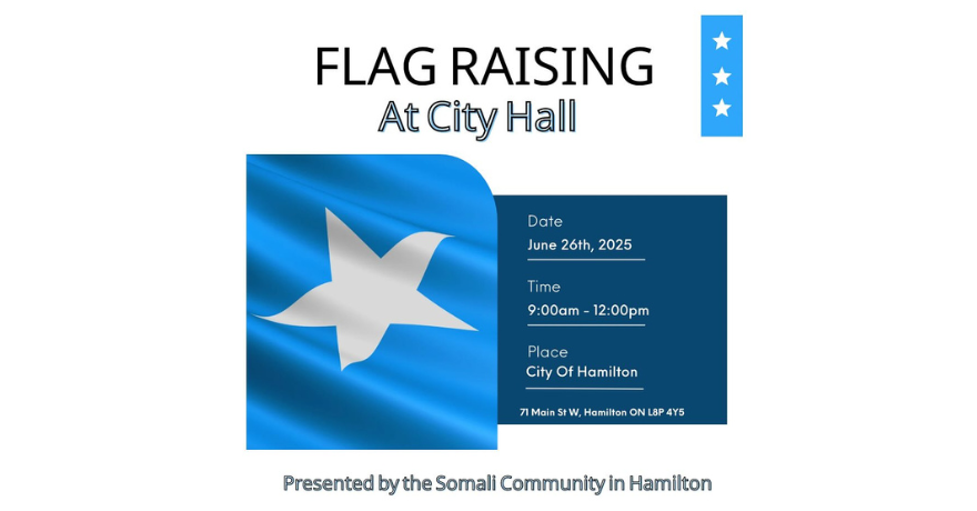City of Hamilton Somali Flag Raising