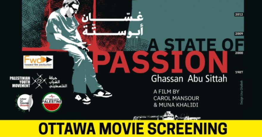 Palestinian Youth Movement Film Screening A State of Passion about Dr. Ghassan Abu Sittah