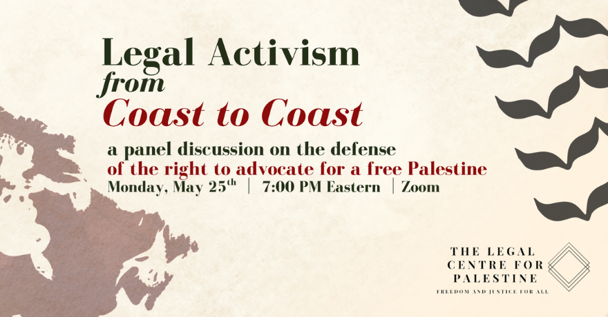 Legal Activism for Palestine from Coast to Coast