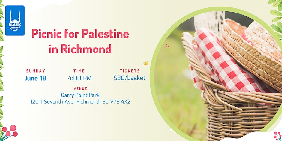 Islamic Relief Canada Picnic for Palestine | Richmond