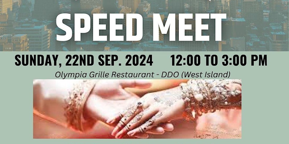 Muslim Matrimonial Speed Meet