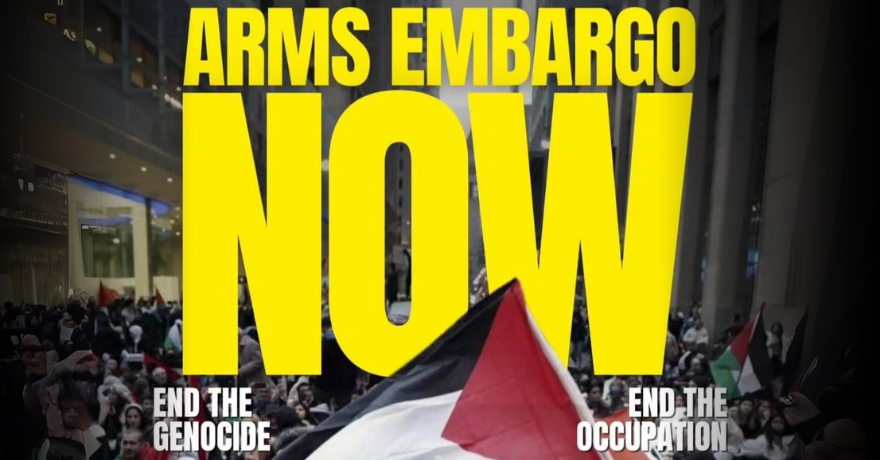 Ottawa Protest All Out For Gaza Arms Embargo Now