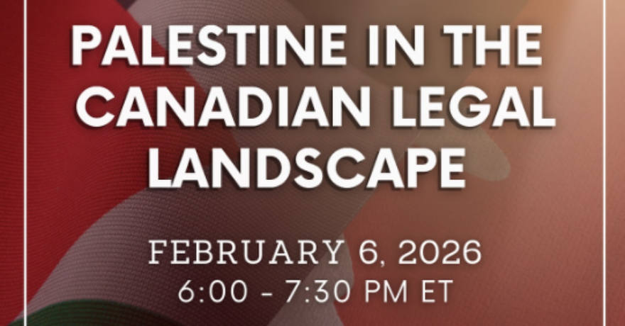 Palestine in the Canadian Legal Landscape