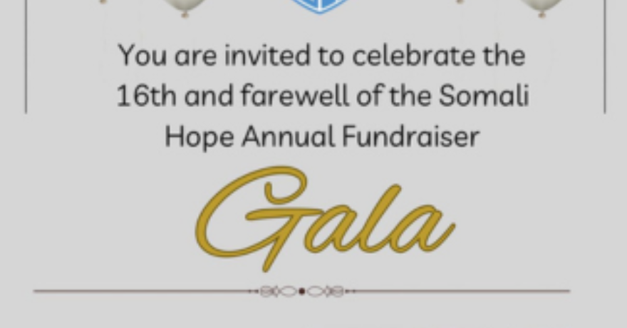 Somali Hope Foundation Farewell Gala Dinner