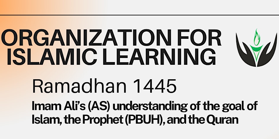Organization for Islamic Learning Lecture Series with  Dr Imranali Panjwani