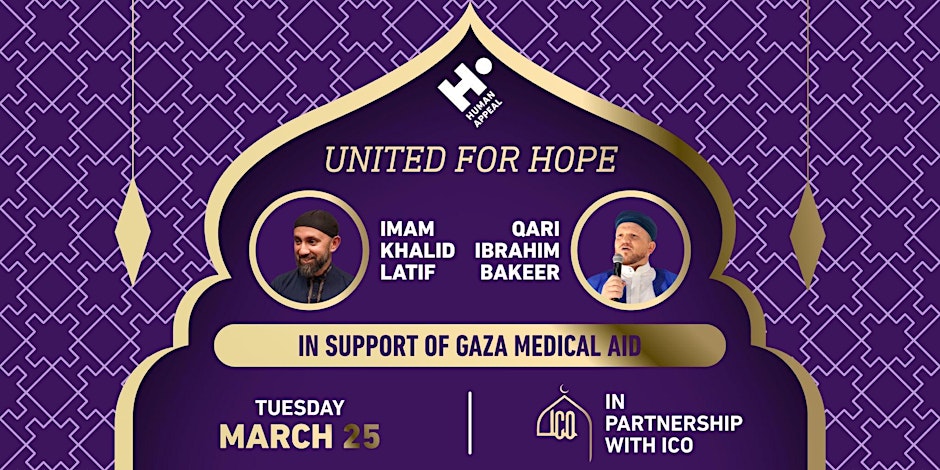 Human Appeal Canada United for Hope with Imam Khalid Latif & Qari Ibrahim