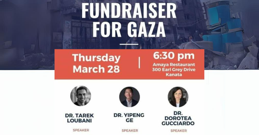 Canadian Council of Muslim Women (CCMW) Fundraiser for Gaza in Support of the Glia Project