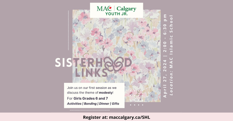 MAC Calgary Sisterhood Links Session Grades 6 & 7 Girls