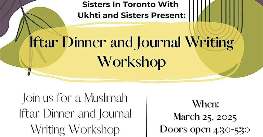 Sisters Iftar: Journaling, Community and Sisterhood!