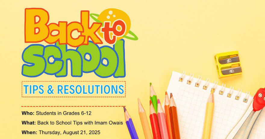 Jami Omar Back to School Tips and Resolutions (For Youth in Grades 6–12) 