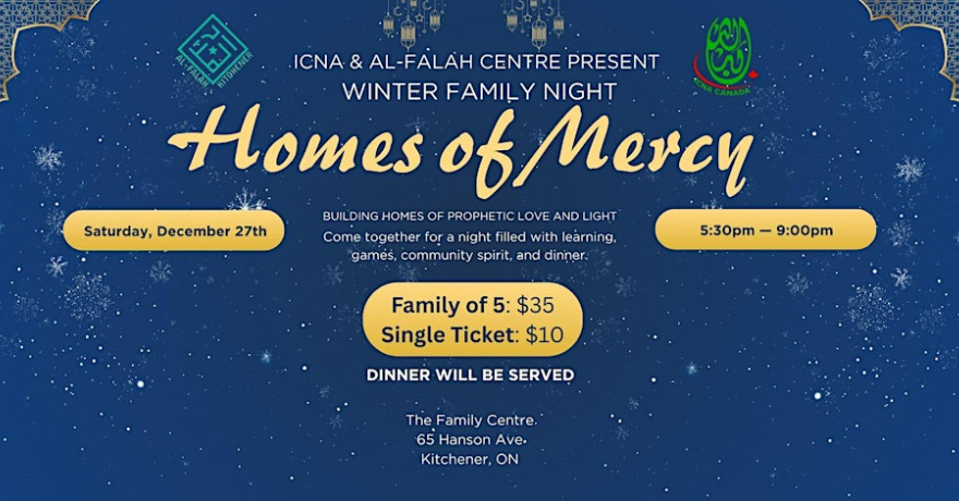 ICNA & Al Falah Centre Presents Winter Family Night