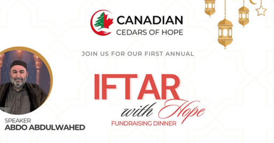 Canadian Cedars of Hope Iftar with Hope