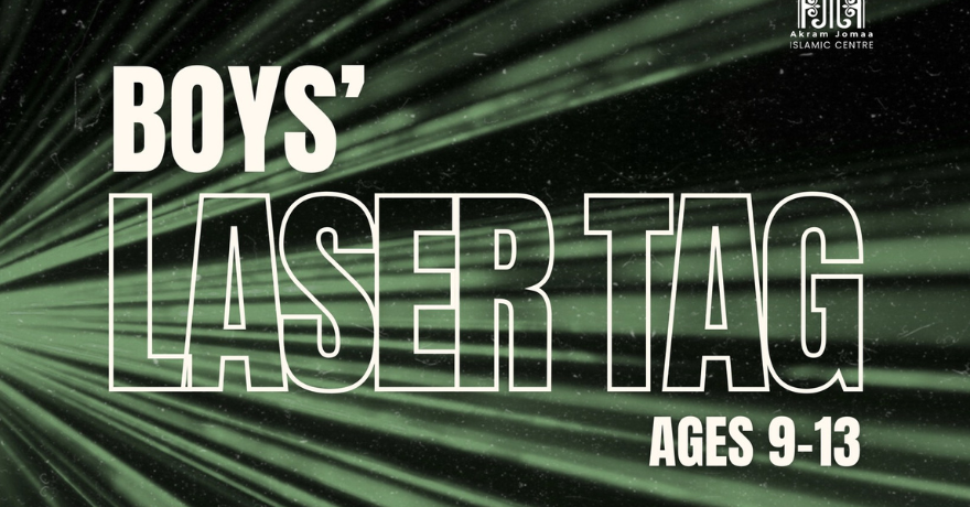 Akram Jomaa Boys Laser Tag Ages 9 to 13