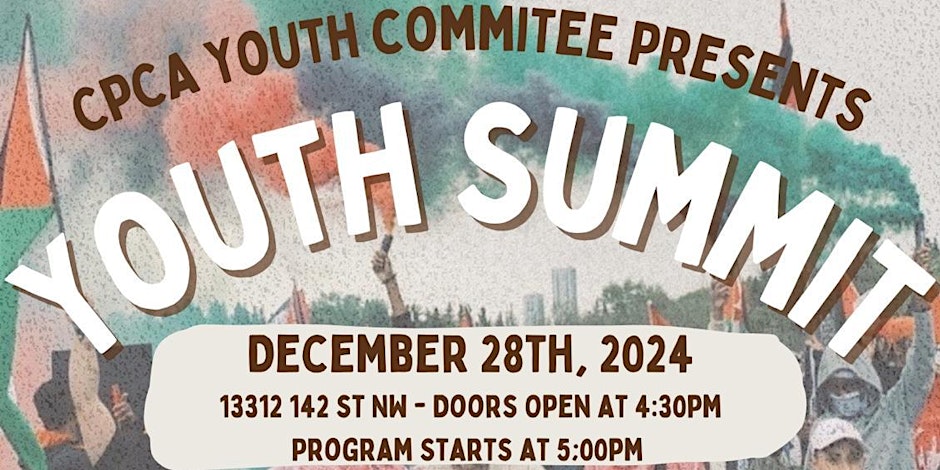 Youth Summit: Presented by Canada Palestine Cultural Association