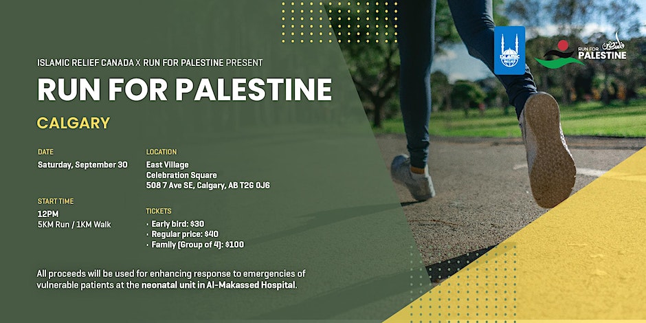 Islamic Relief Canada Run for Palestine | Calgary