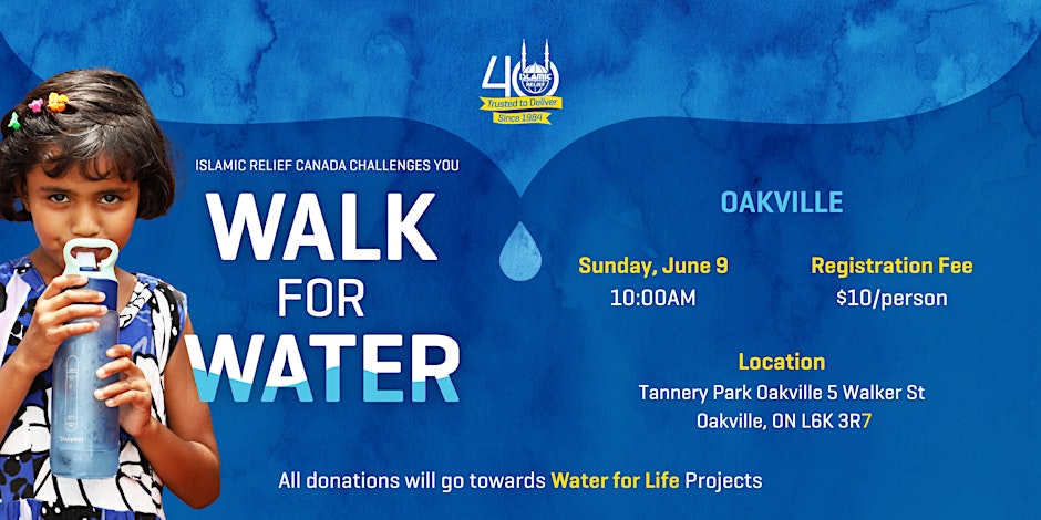 Islamic Relief Canada Walk for Water Oakville