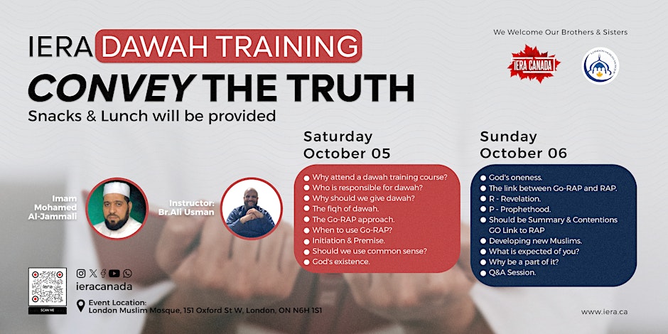 IERA Canada Dawah Training Convey The Truth