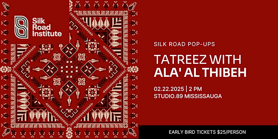 Silk Road Institute POP-UPS: Tatreez Workshop with Ala' Al-Thibeh