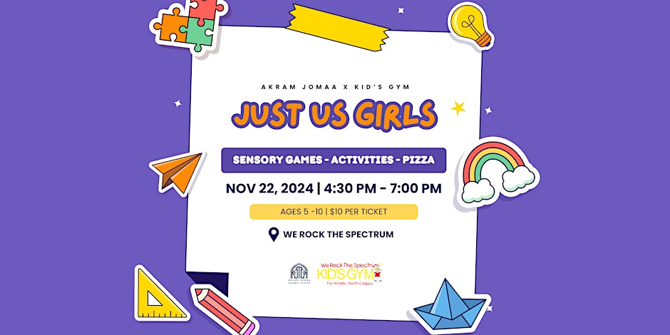 Akram Jomaa Islamic Centre Just Us Girls Sensory Games (Ages 5 to 10)