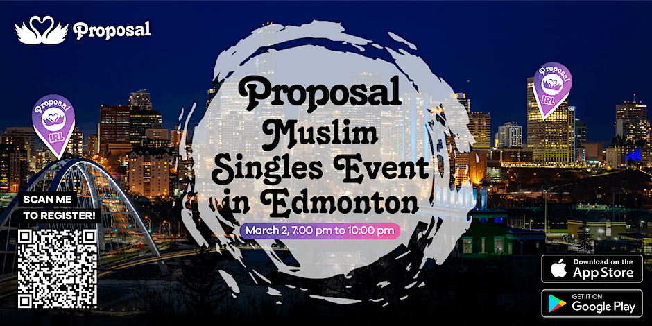 Proposal Muslim Singles Event Edmonton