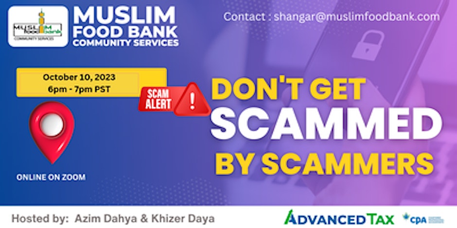 Muslim Food Bank Don't Get Scammed by Scammers